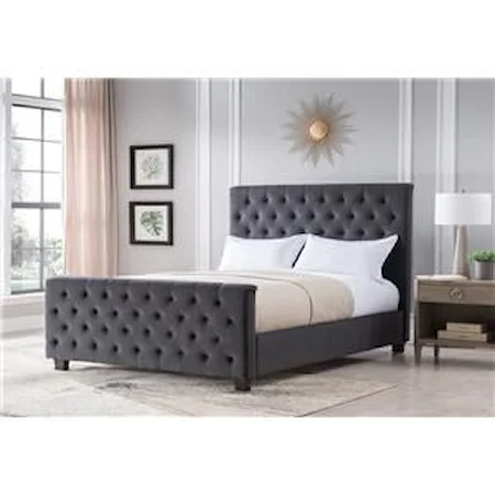 Queen Size Upholstered Bed